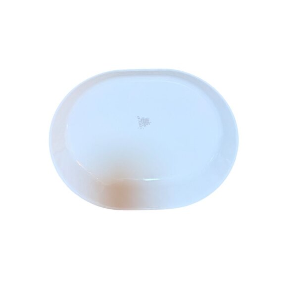 Corelle Corning Oval Serving Platter Chutney VTG 90s Dinnerware Fruit Garland - Picture 5 of 11